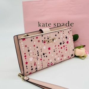 Kate Spade Phone Wallet Wristlet Pink Multi